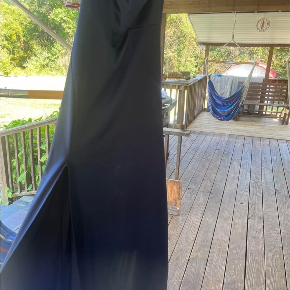Windsor Navy Satin Dress
